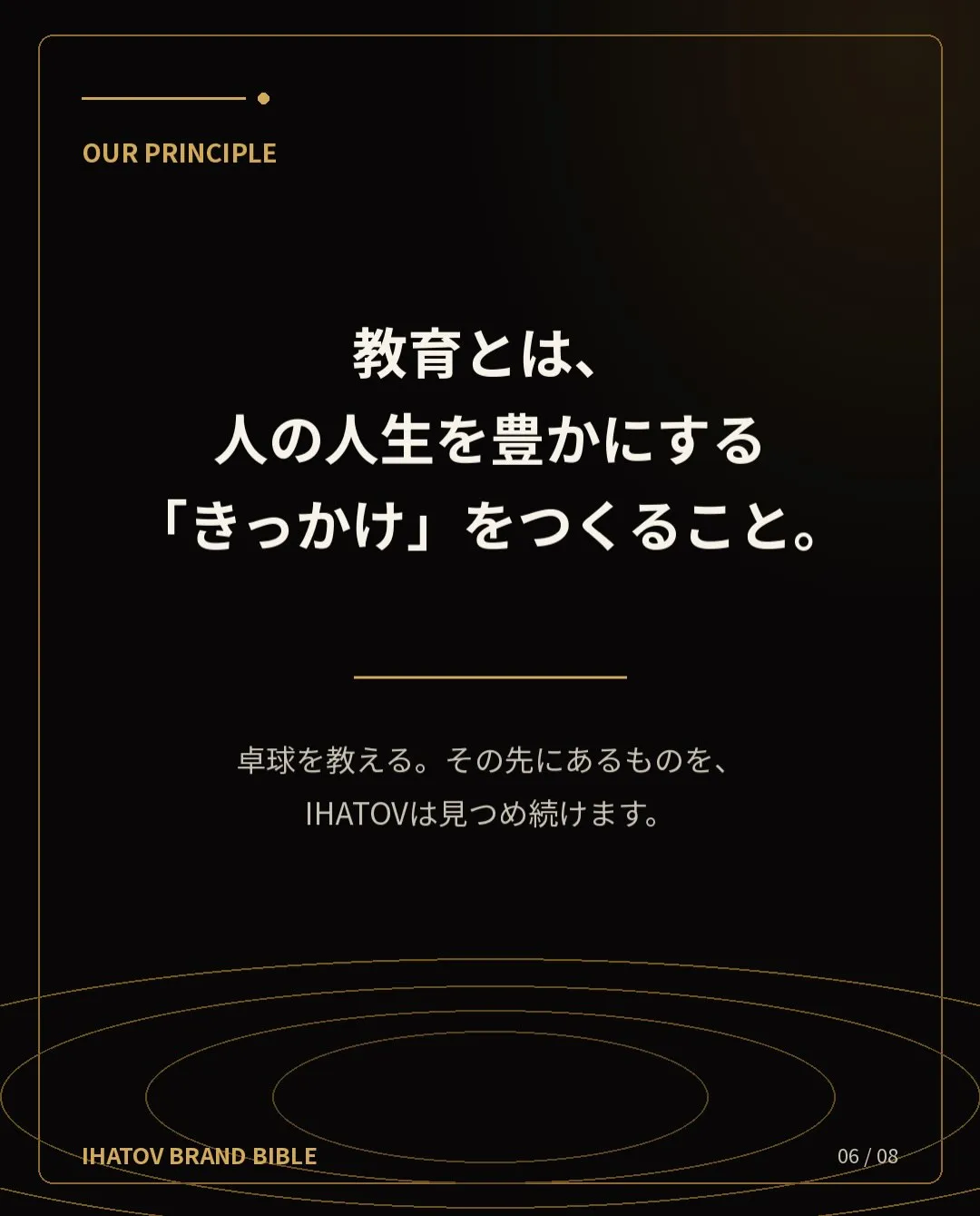 【IHATOV BRAND BIBLE 完成】